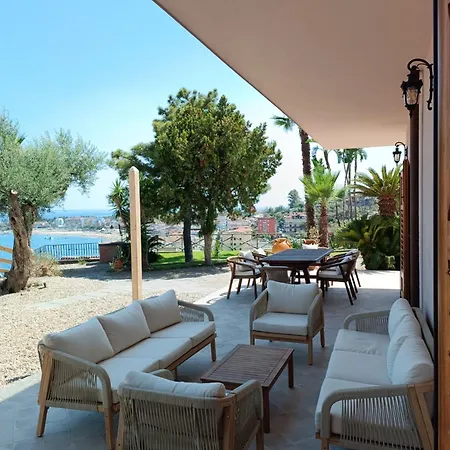 Luxury Vittorianna Etna- Taormina & Seaview With Pool Giardini Naxos