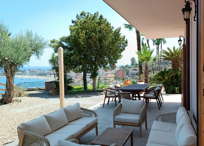 Luxury Vittorianna Etna- Taormina & Seaview With Pool Giardini Naxos
